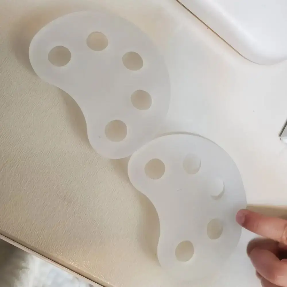 1 пара тренажеров для пальцев из ТПЭ в форме полумесяца растягивающиеся руки