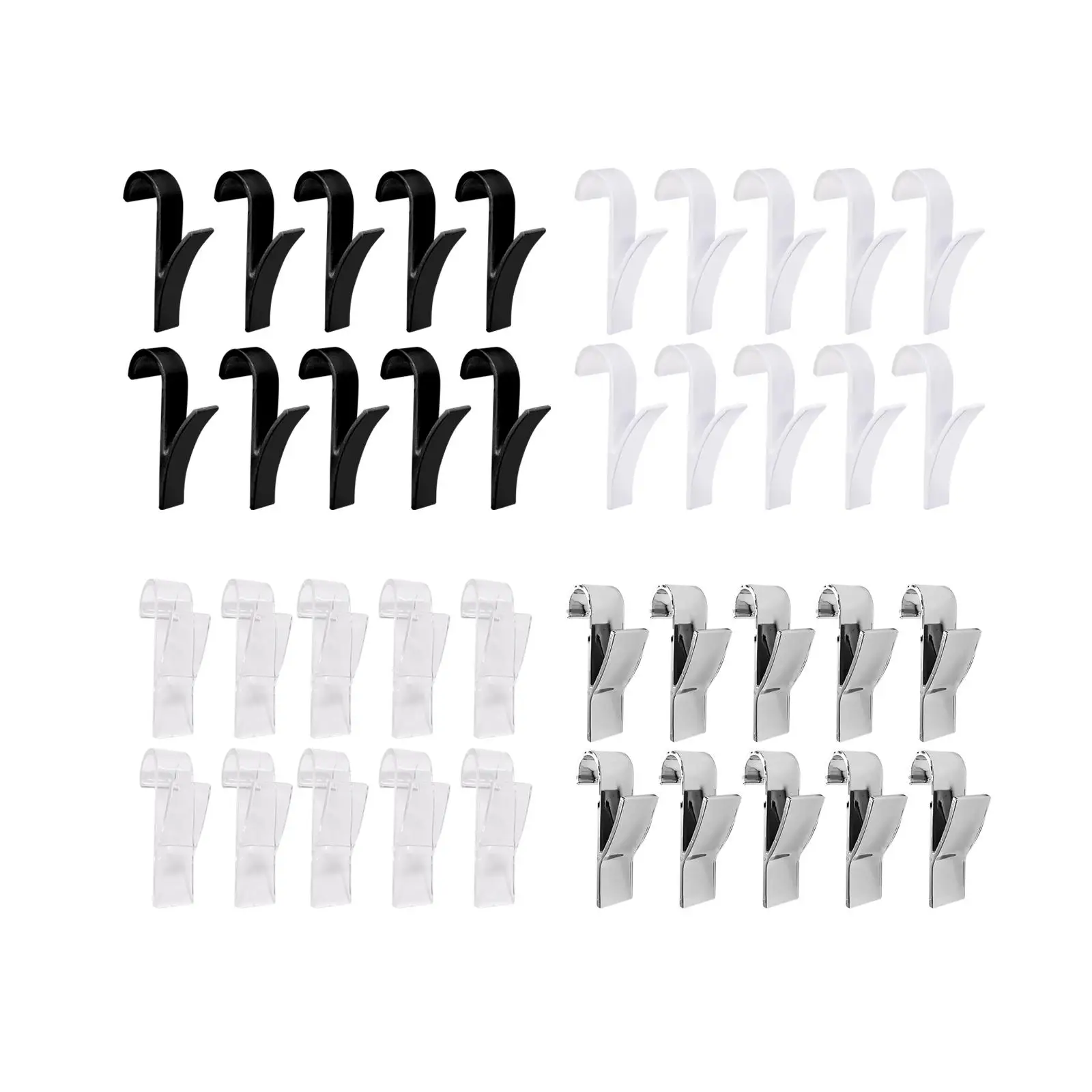 

10Pcs over The Door Hooks Door Soft Scarf Rack Bath Towel Bar Rack Hanging Multipurpose for Kitchen Bathroom Restroom Toilet