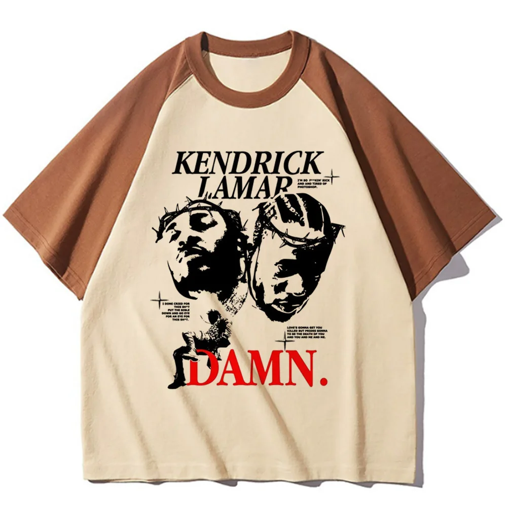 Футболка Kendrick Lamar женская эластичная уличная одежда для девочек