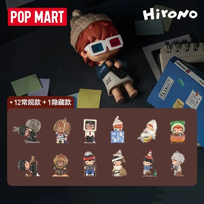 Фото POP MART Hirono TAMED WILDGRASS Series Mystery Box: Оригинальная коллекционная фигурка-сюрприз, игрушка-сюрприз, украшение для дома, настольная кукла №3