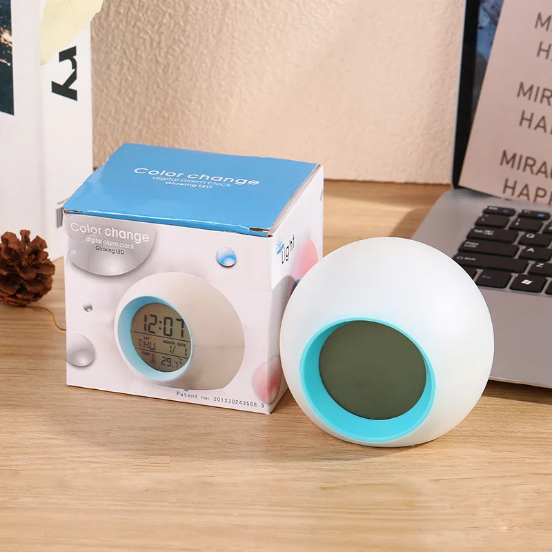 Mute Electronic Clock Valentine's Day Gift Bedside Clock