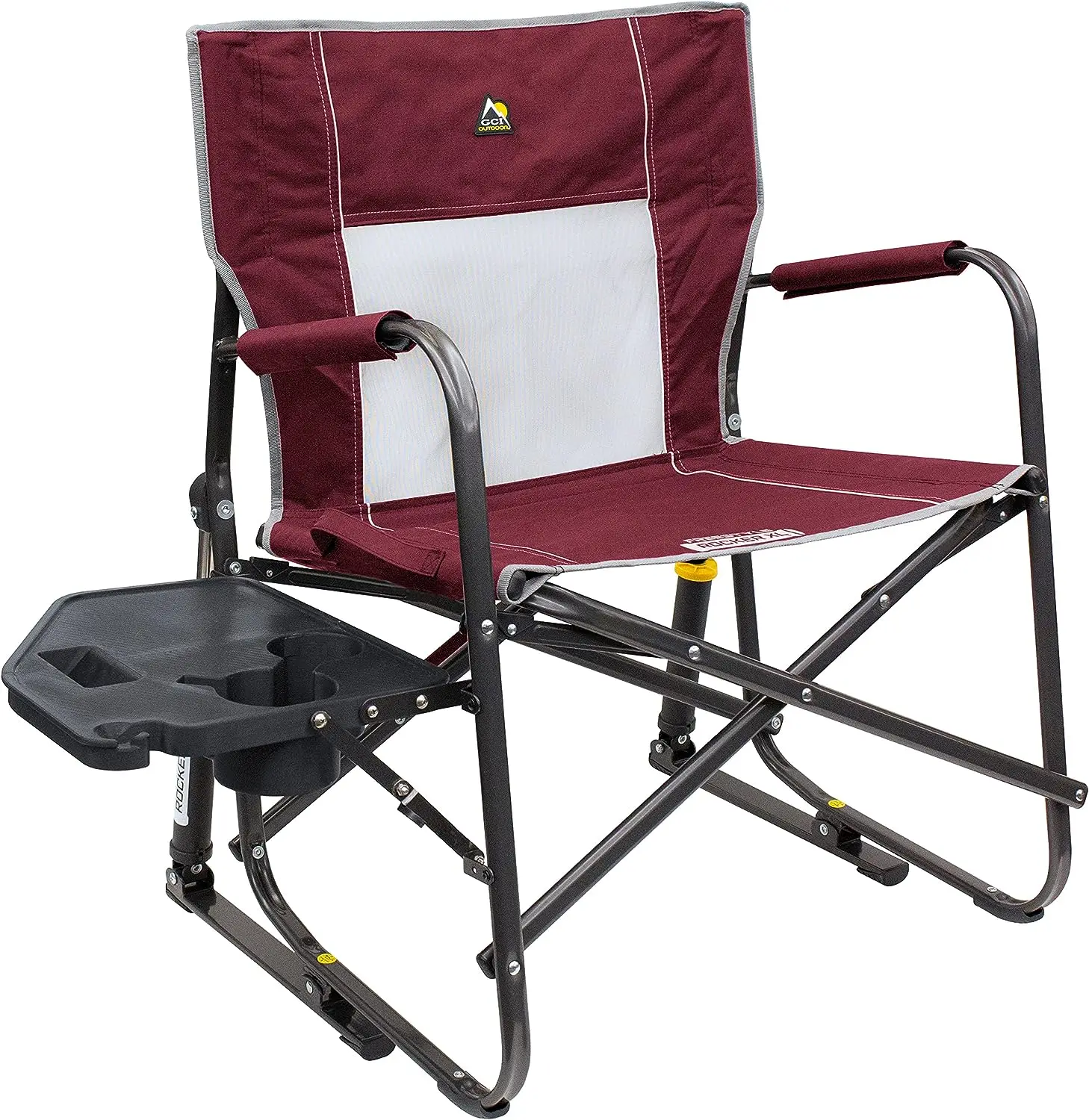 

Rocker XL Portable Folding Rocking Chair, Outdoor Camping Chair with Side Table