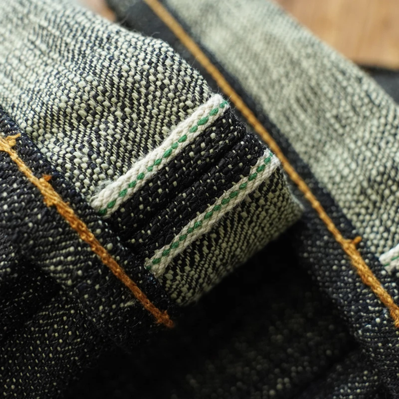 Фото Мужские джинсы Sauce Zhan, джинсы Sanforized Selvedge, ограниченная серия, двустороннее окрашивание, размер 66, 20 унций №3