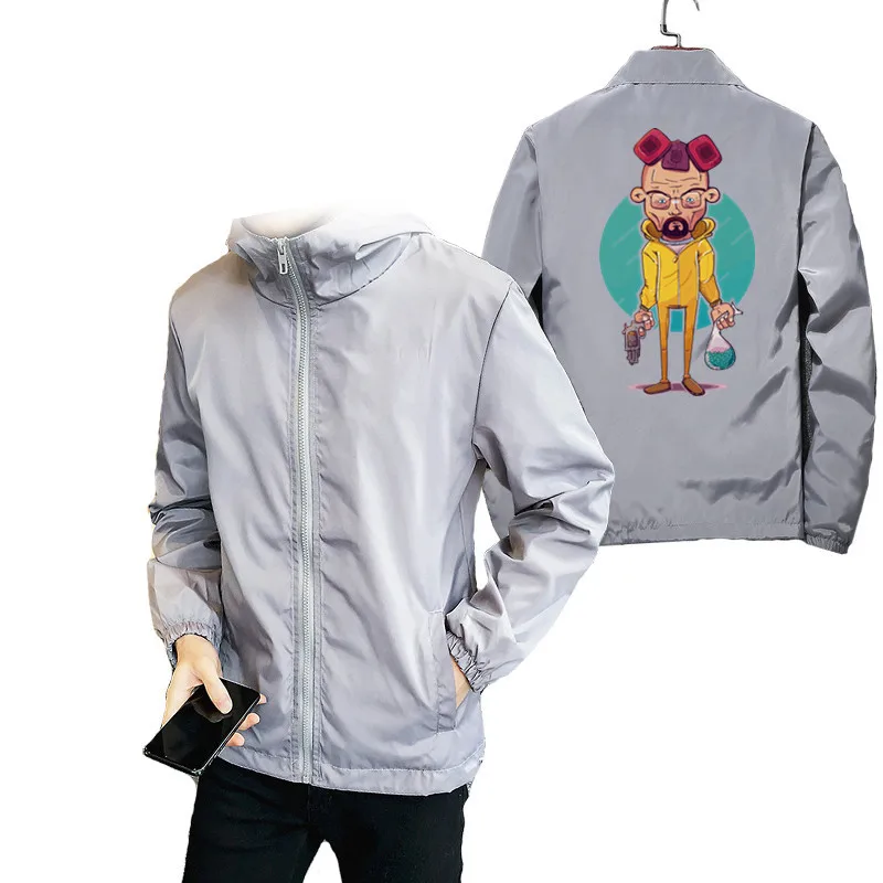 Куртка-пилот Heisenberg Мужская ветровка-бомбер парусиновая куртка в стиле стимпанк