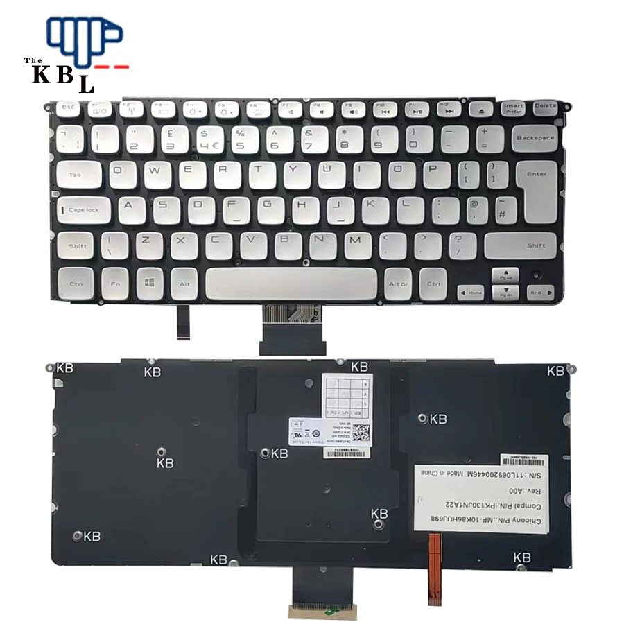 Оригинальная новая английская клавиатура для ноутбука DELL XPS 14Z 15Z с черной