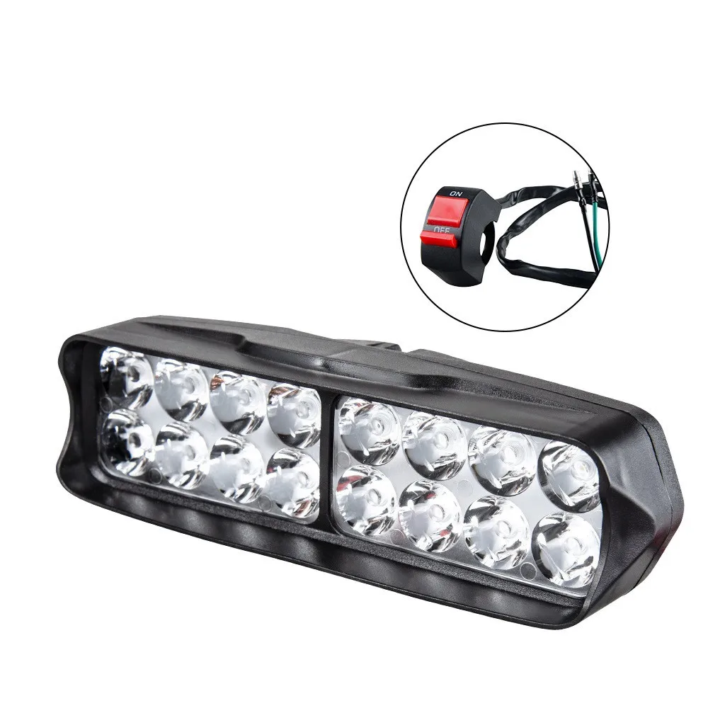 

1Pcs Motorcycle Car Super Bright 8/12/16 LED Light Headlight Spotlight Headlight