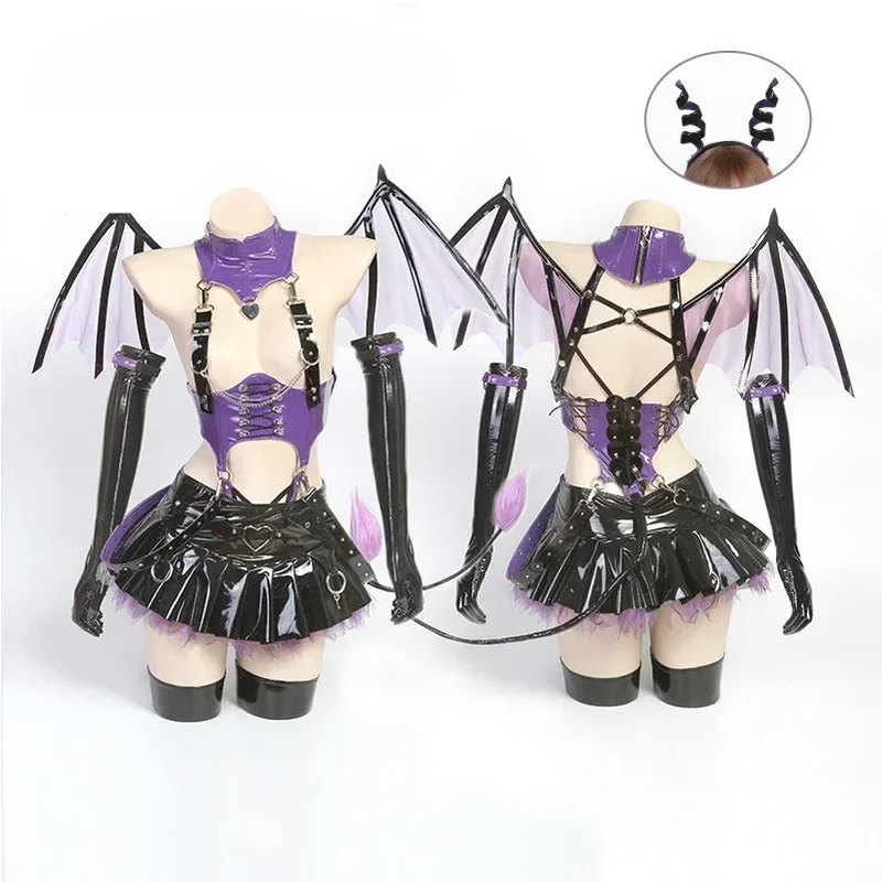 Суккуб Кролик Маленький дьявол Сексуальное женское белье Косплей платье для