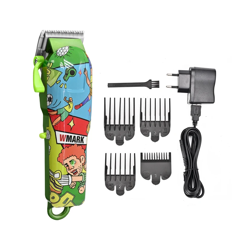 WMARK 7300RPM NG-108/118/128/129 Rechargeable Hair Cutting Machine Hair Clippers Trimmer Transparent Cover White Or Red Base