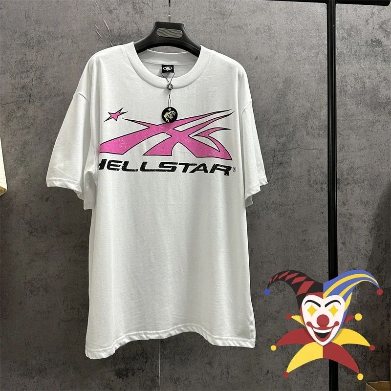 

Футболка Hellstar для мужчин и женщин, уличный Топ оверсайз с коротким рукавом