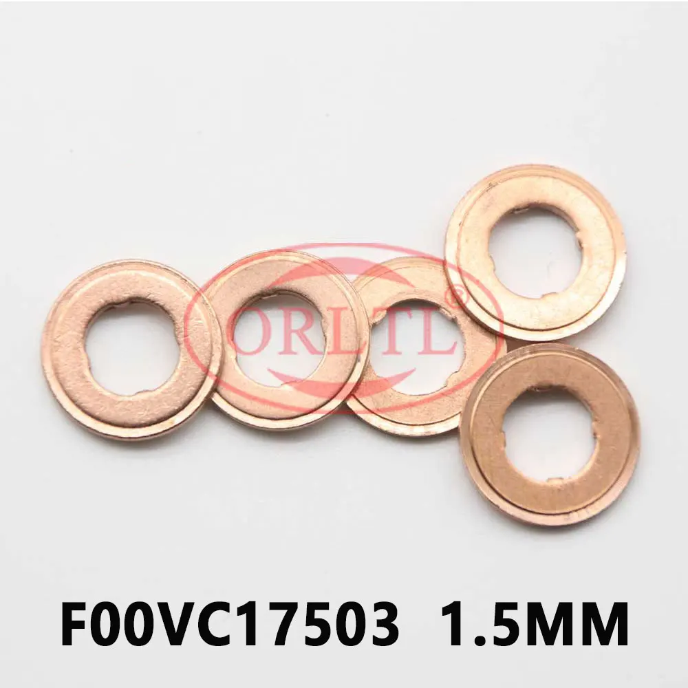 

5PCS F00VC17503 7.1*15*1.5mm Auto Spare Parts for BOSCH for Delphi Fuel Injection Nozzle COPPER WASHER 1.5MM 9001-850B 9001-850E