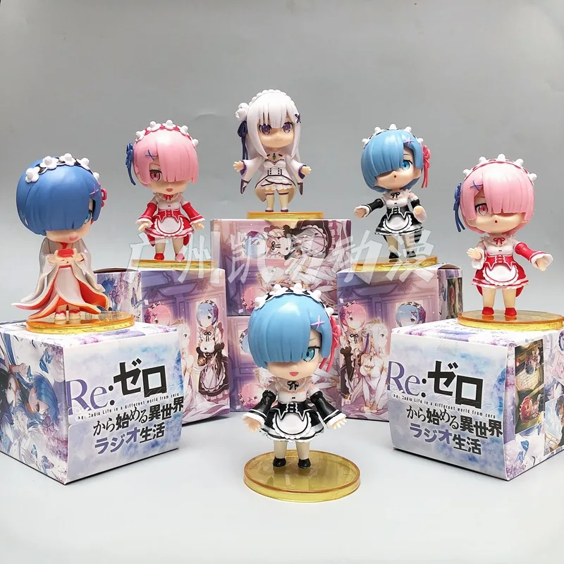 

Re:life In A Different World From Zero Rem Ram Blind Box Mystery Box Wholesale Beauty Girl Anime Figure Model Decor Ornament Gi