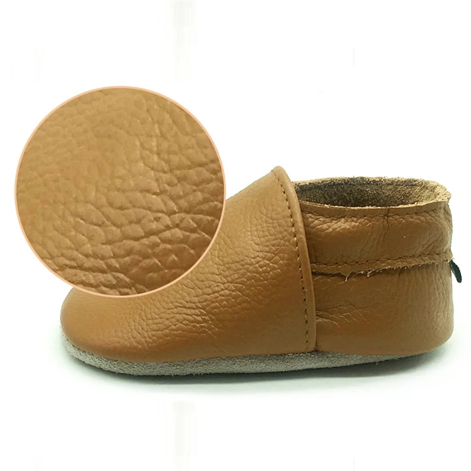 Genuine Leather Baby shoes 2023 summer infant toddler  baby shoes  moccasins shoes First Walker Soft Sole Crib Baby Boy Shoes images - 6