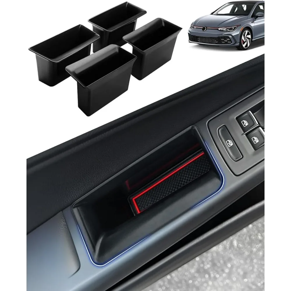 Боковой поддон-органайзер на дверь для VW Volkswagen Golf GTI R MK8 2022 2023 2024 аксессуары бокс