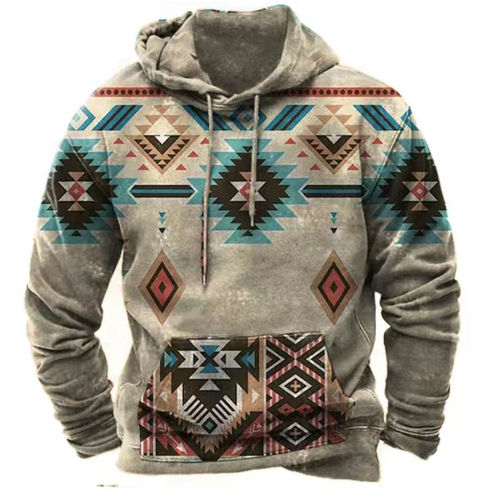 

Winter Men's Hoodies Sweatshirt Harajuku Ethnic Wind Graphics Vintage Clothes Pullover Male Shirt 5xl Casual Street Loose Hooded