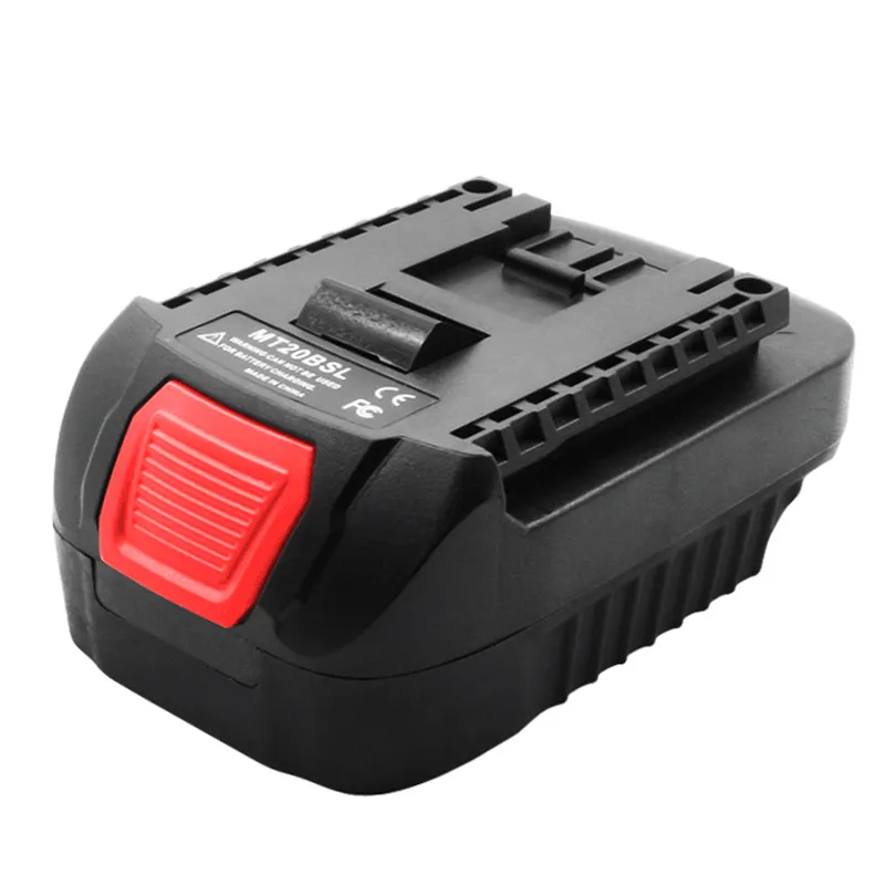 

Adapter for Makita 18V MT20BSL Li-Ion Battery Converter BL1830 BL1860 BL1850 BL1840 BL1820 Used To for Bosch 18V Tool