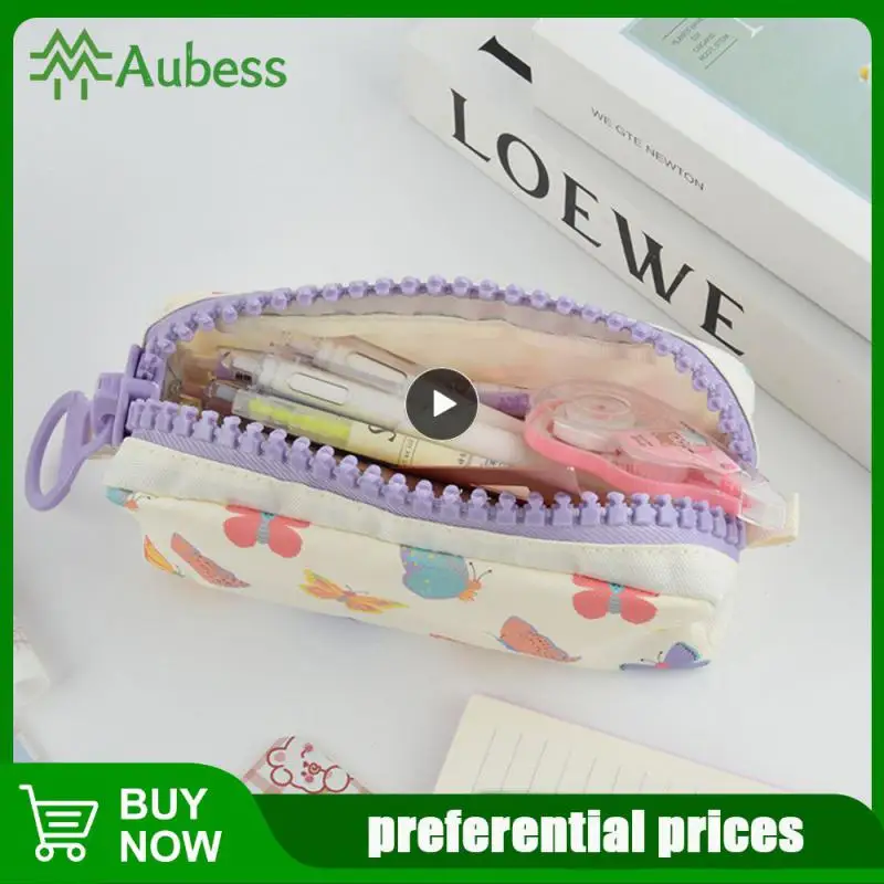 

Versatile 2023 New Student Pencil Case Large Zipper High Value High Capacity Durable School Supplies Student Gift Ideas Popular