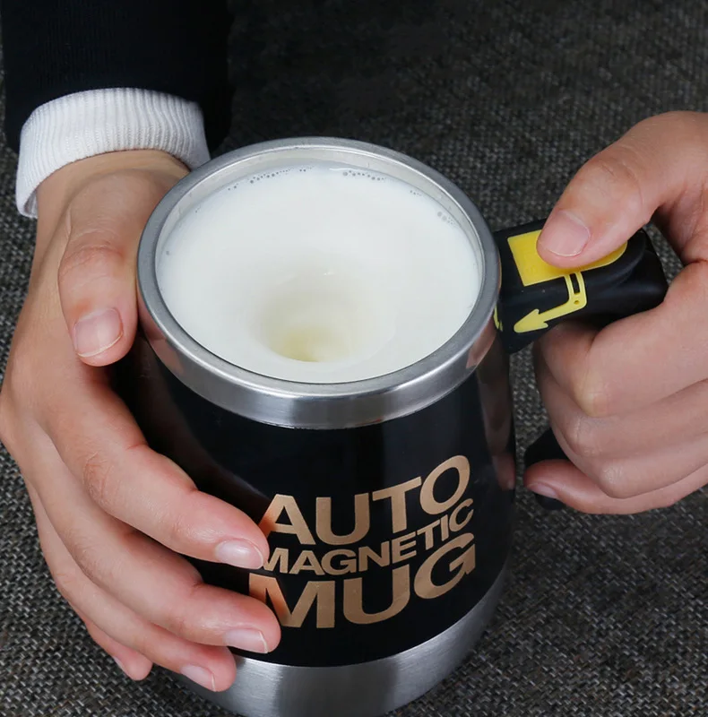 

Automatic Self Stirring Magnetic Mug Coffee 304 Stainless Steel Milk Mixing Mug Cup Creative Blender Smart Mixer Thermal Cups