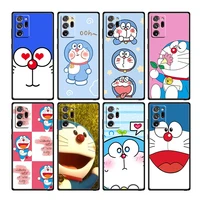 japanese anime doraemon for samsung note 20 ultra 10 lite plus pro 9 8 silicone soft tpu black phone case cover coque capa shell