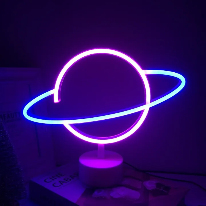 Неоновый светильник для вечеринки светодиодный ночник с Фламинго соссоном