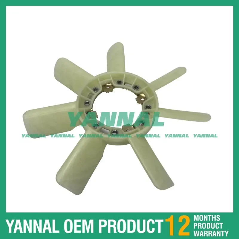 Лопасть вентилятора с 4 отверстиями и 7 листьями для деталей двигателя Hino W06D