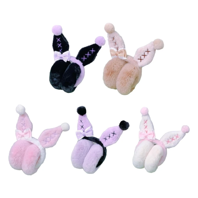 

Забавные плюшевые симпатичные наушники набивные уши кролик ушной обогреватель унисекс животное ушной клапан
