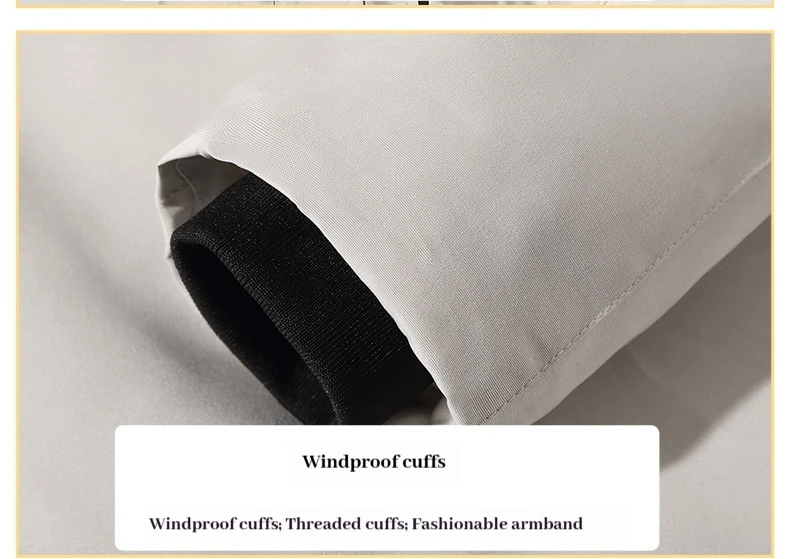 Fashionable Men's New Solid Color Duck Down Coat Winter Warm and Thick Anti Cold Jacket Casual Versatile