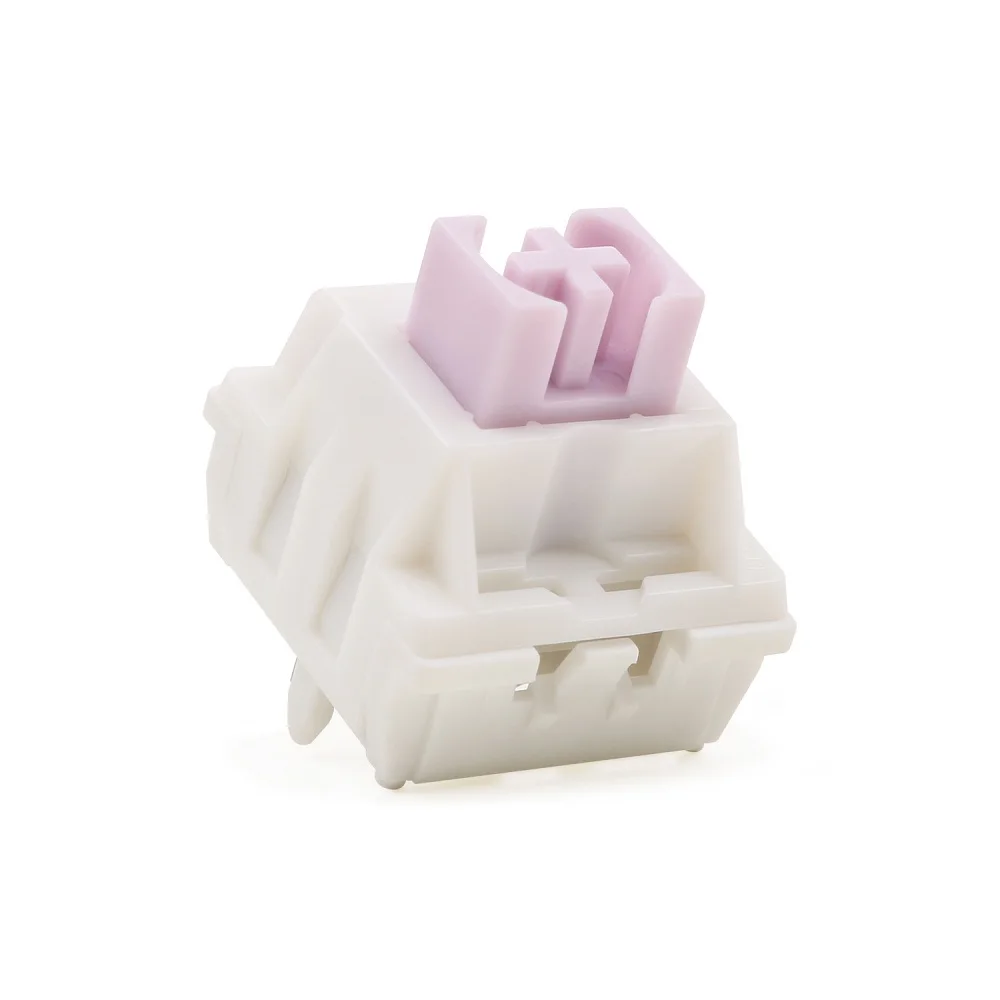 JWICK Taro Paste Switch for Mechanical Keyboard 67g Tactile 5 Pins Light Purple Stem Gold Plate Spring Customize JWK Game PC