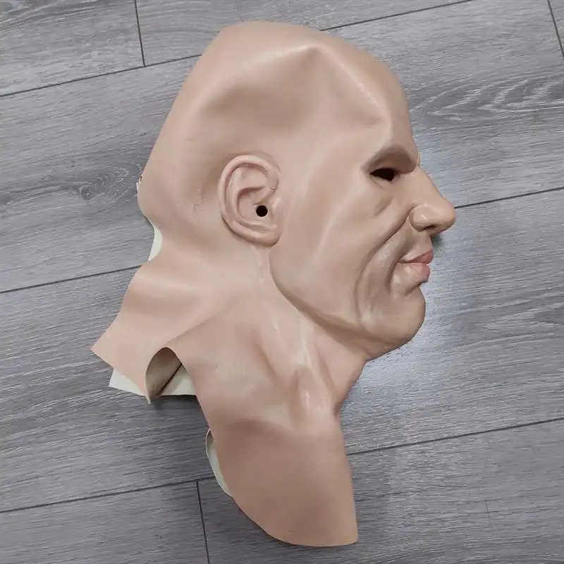 Латексные маски на Хэллоуин красивые парни женщины молодые мужчины пожилые люди