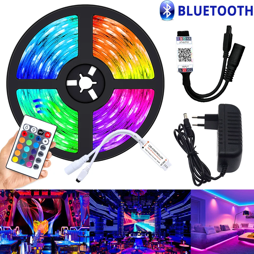

Btooth 5050 2835 RGB 12V LED Strip Light Ceiling Lamps Christmas Lights Wall Lamp Night Light Smart Neon Tv Backlight Lighting