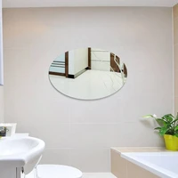 3d diy home bathroom acrylic stickers removable wall sticker reflective surface pattern wall stickers home bathroom decoration