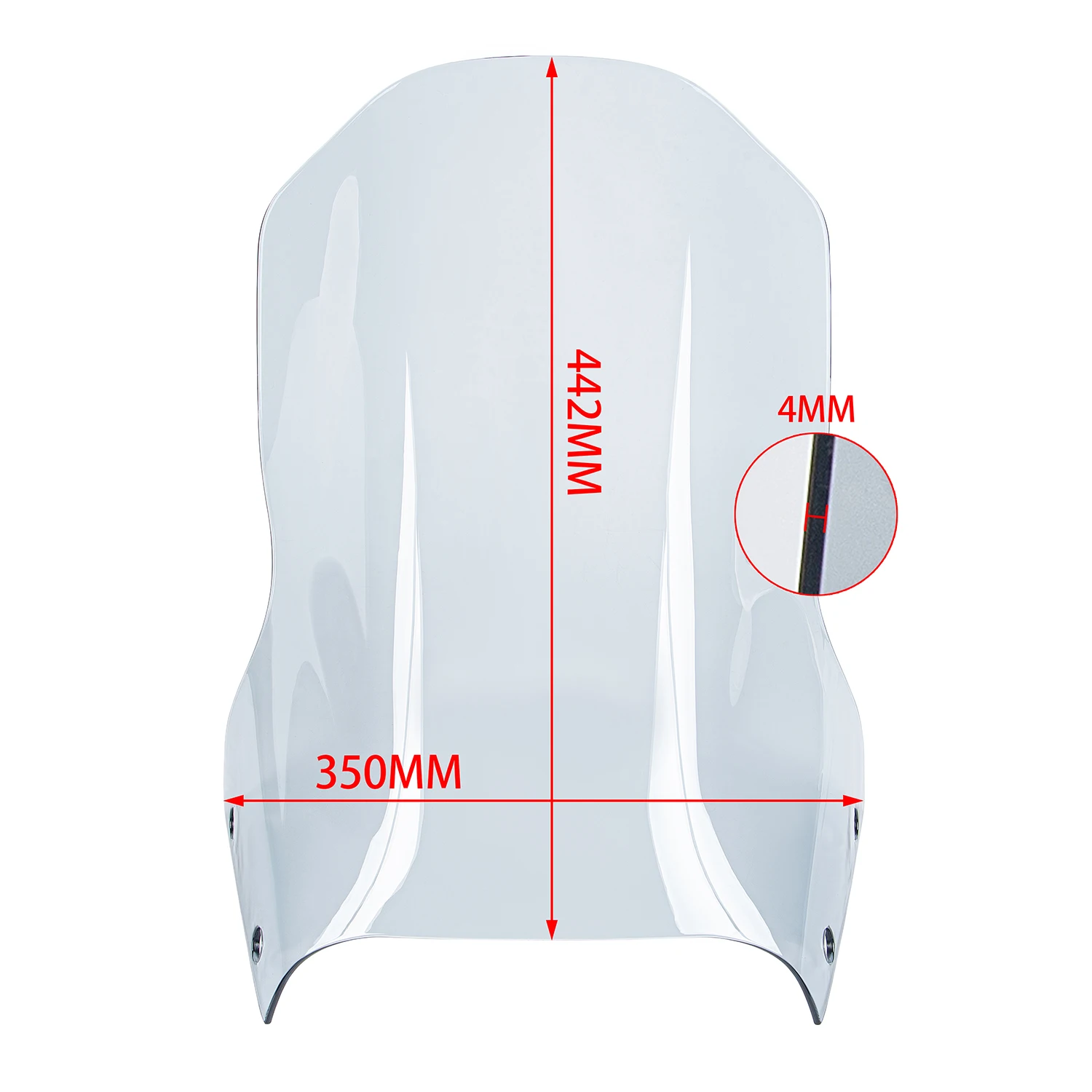 Ветровое стекло ветрового стекла для Ducati пустыtx 2022-2023 ветровое ветрозащитный