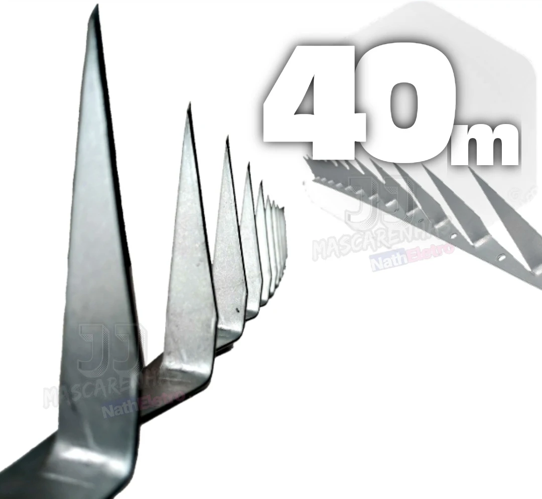 

40m spar points cutting fence for gate wall