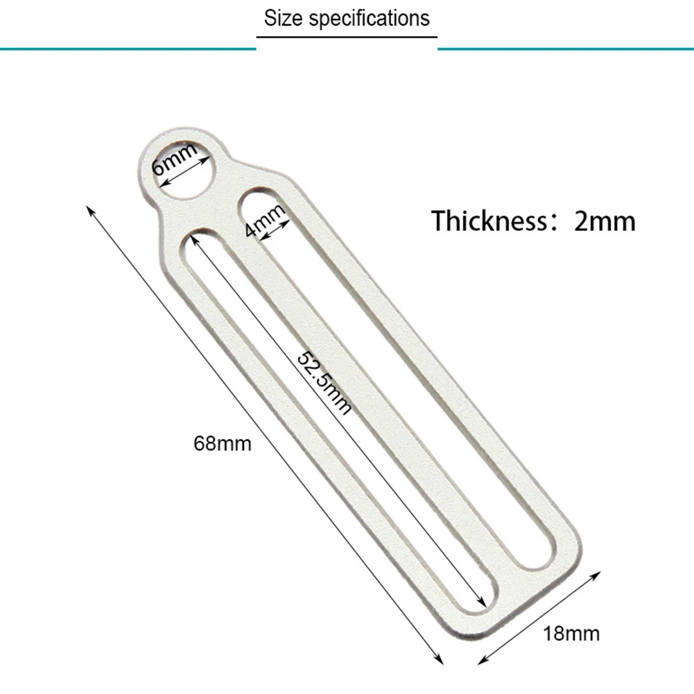 

Durable Buckle Slide Buckle Stainless Steel 1 Pcs 10g 68*18*2mm Anti-corrosion Lightweight Snorkeling Equipment