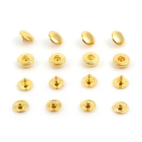 10mm snap buttons 50 sets snap fasteners kit gold snap fasteners for clothes sewing leather craft jackets bags