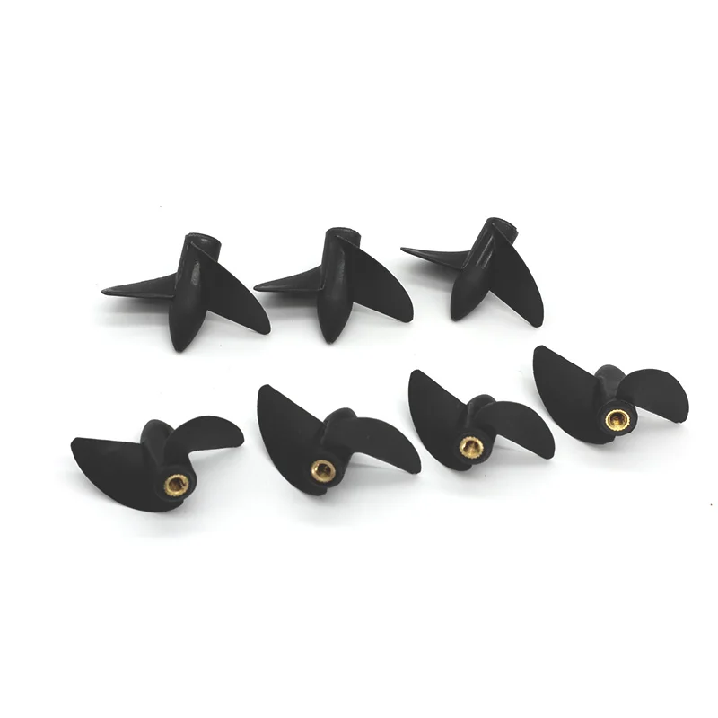 

2PCS Nylon Propeller 35mm 42mm 45mm CW CCW Plastic Propellers M4 hole Props for RC Boats DIY Parts