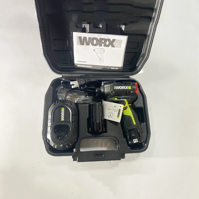 Шуруповерт ударный WORX WU132 12 В 140 Нм 4000ipm 42 шт. |