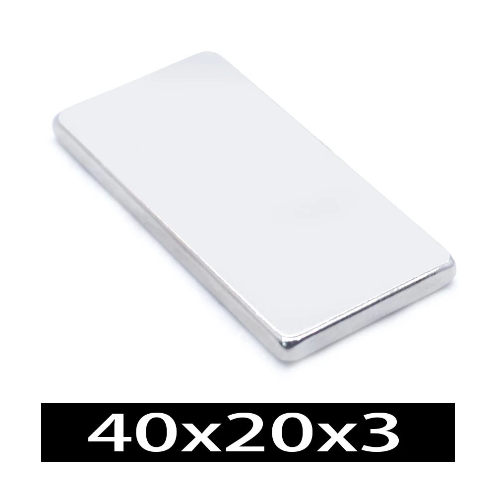 1/2/5/10 шт. магниты 40x20x3 N35 насыпью сверхпрочные Ленточные блочные Магниты