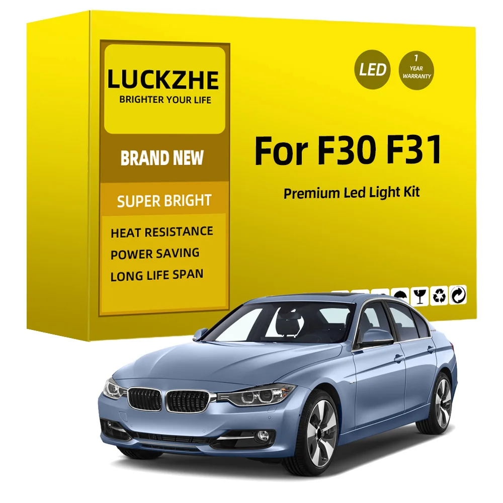 

20Pcs Led Interior Light Kit For BMW Serie 3 F30 F31 2011 2012 2013 Led Reading Dome Map License plate Lamps Bulbs Canbus