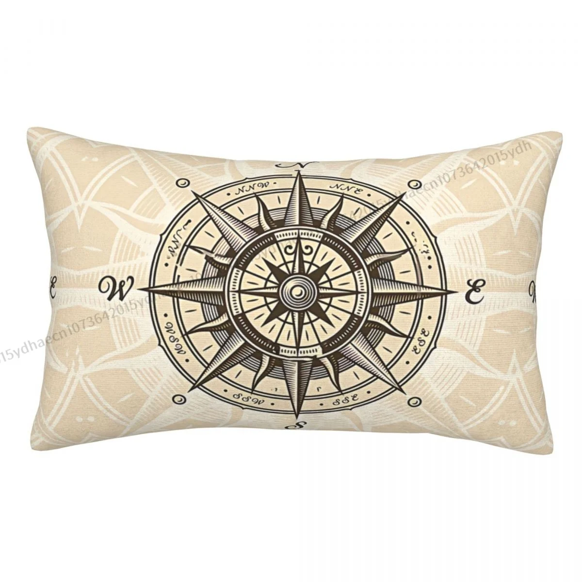 

Compass Design Nautical Cojines Pillowcase Ocean Compass Cushion Home Sofa Chair Print Decorative Coussin Pillow Covers
