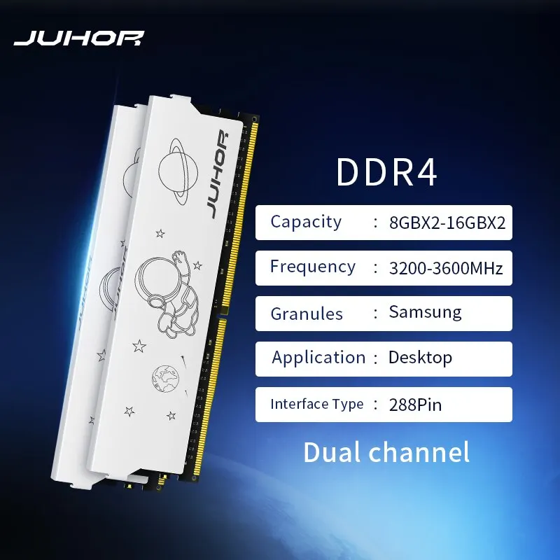JUHOR DDR4 8 Гб 16 Гб 3200 МГц 3600 МГц 16GBX2 8GBX2 Новый Dimm XMP2.0 Настольный игровой Memoria Rams гранулы Samsung JUHOR DDR4 8 Гб 16 Гб 3200 МГц 3600 МГц 16GBX2 8GBX2 Новый Dimm XMP2.0 Настольный игровой Memoria Rams гранулы Samsung
