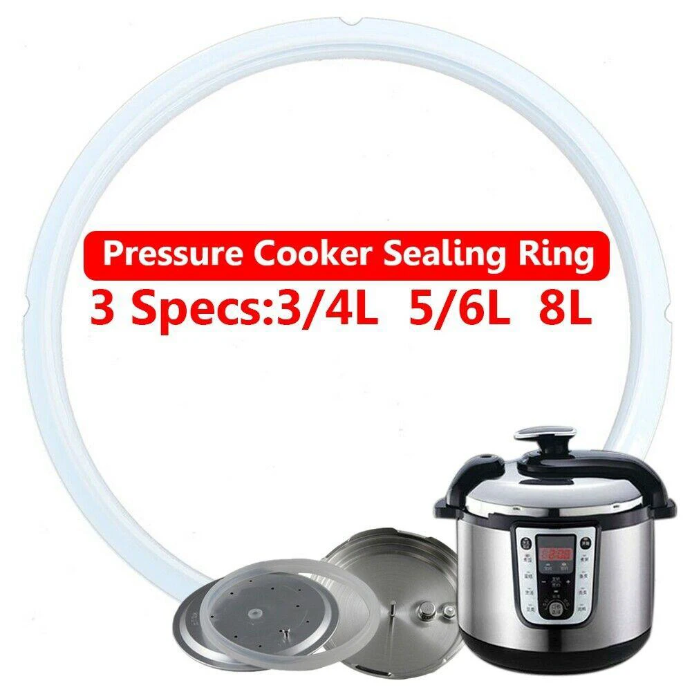 

Clear Silicone Rubber Gasket Replacement For Home Electric Pressure Cooker Heat Resistant Seal Ring Kitchen Pressure Cooker Tool