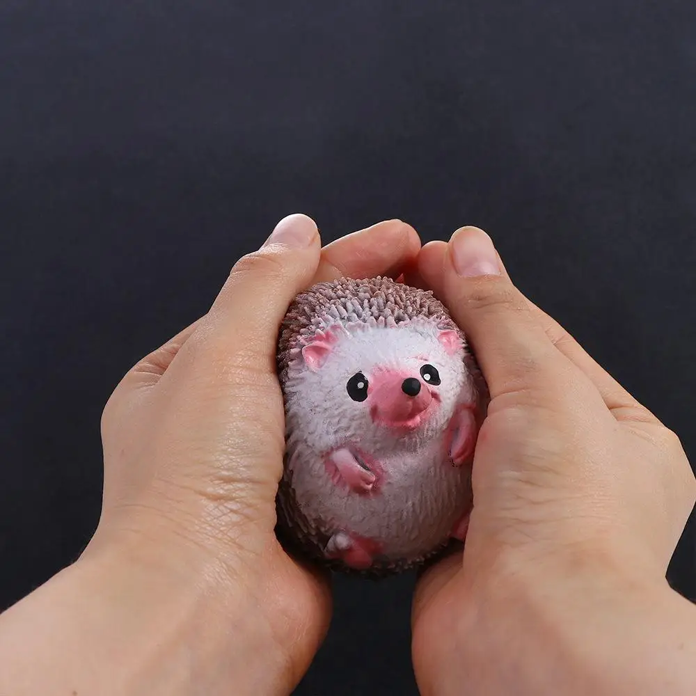 Kawaii Мультяшные животные еж декомпрессионные игрушки TPR быстрое восстановление