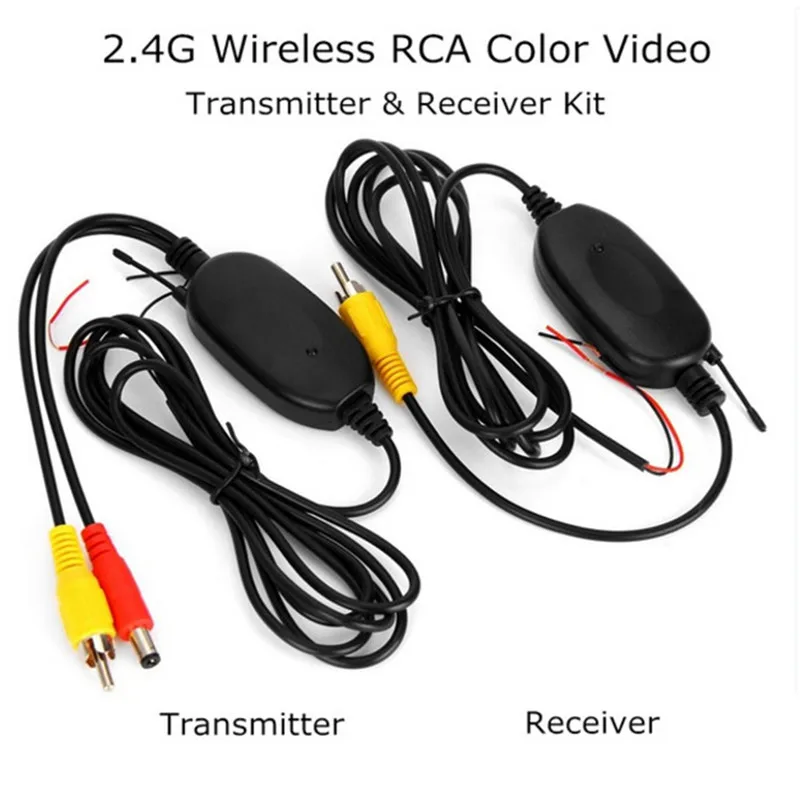 

Hot Sale 2.4G Wireless Transmitter & Receiver For Car Reverse Rear View Backup Camera And Monitor Parking Assistance Vehicle CAM