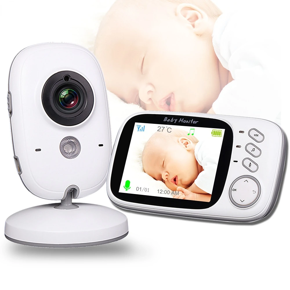 

Baby Monitor With Camera Multifunction WiFi Baby Nanny Video Camera Two way Audio Temperature Monitoring Baby Sleeping Monitor