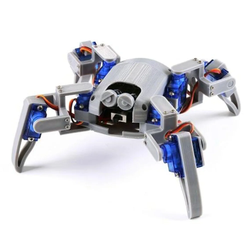

Bionic Quadruped Spider Robot Kit for Arduino,Wifi Diy, STEM Crawling Robot, ESP8266,NodeMCU,Arduino Robot Kit