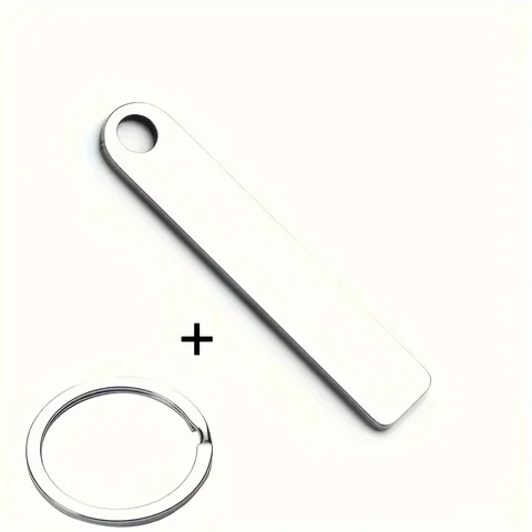 Брелок из нержавеющей стали с именем и датой