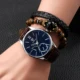 Personalized Men's Watch Bracelet Set Vintage Woven Bracelets Bead Chain Simple Quartz Wristwatch Sets Best Gift for Boyfriend Other Image