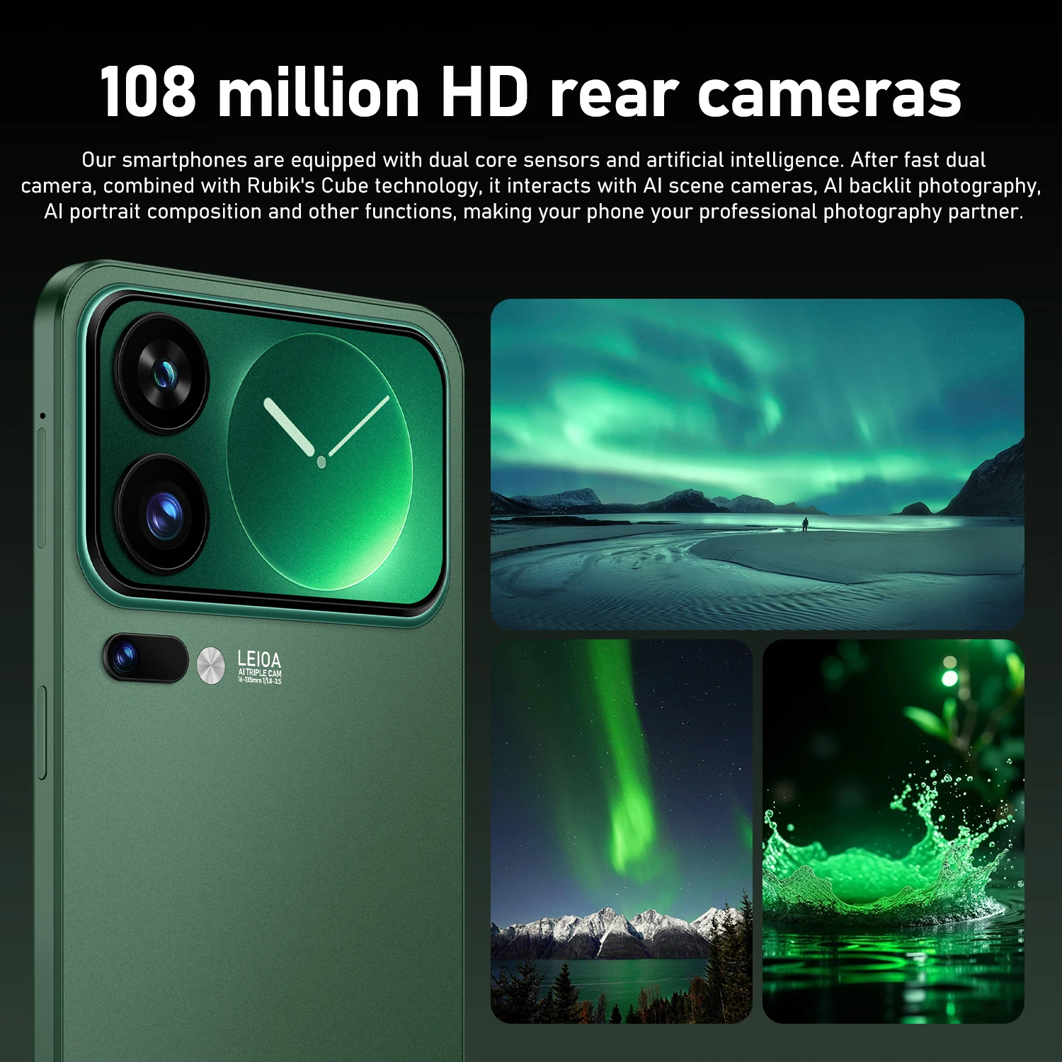 Фото Новый горячий хит 2026 года: M17 Pro Max, оригинальный, интеллектуальный, 4G/5G, Snapdragon 8 Gen4, аккумулятор 8000 мАч, две SIM-карты, двойной режим ожидания, глобальная версия №4