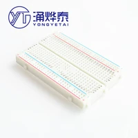 yyt 1pcs can be spliced solderless breadboard solderless test circuit board experiment board with jumper 400 holes