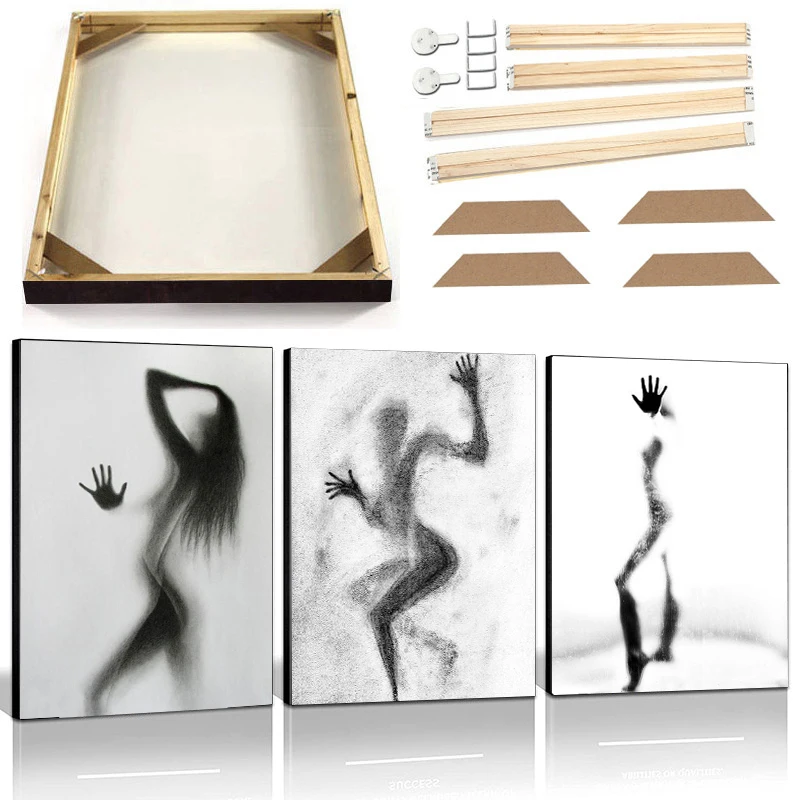 

Абстрактная картина из стекла с изображением сексуальной женщины на холсте с рамкой черная белая картина на стену в гостиной плакат домашний декор